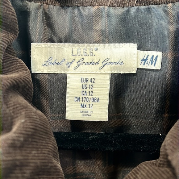 H&M Women’s LOGG Label of Graded Goods. Brown. Size US 12 - Picture 3 of 8